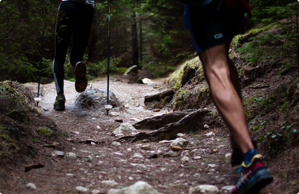 carrera en terreno mixto para mejorar la potencia