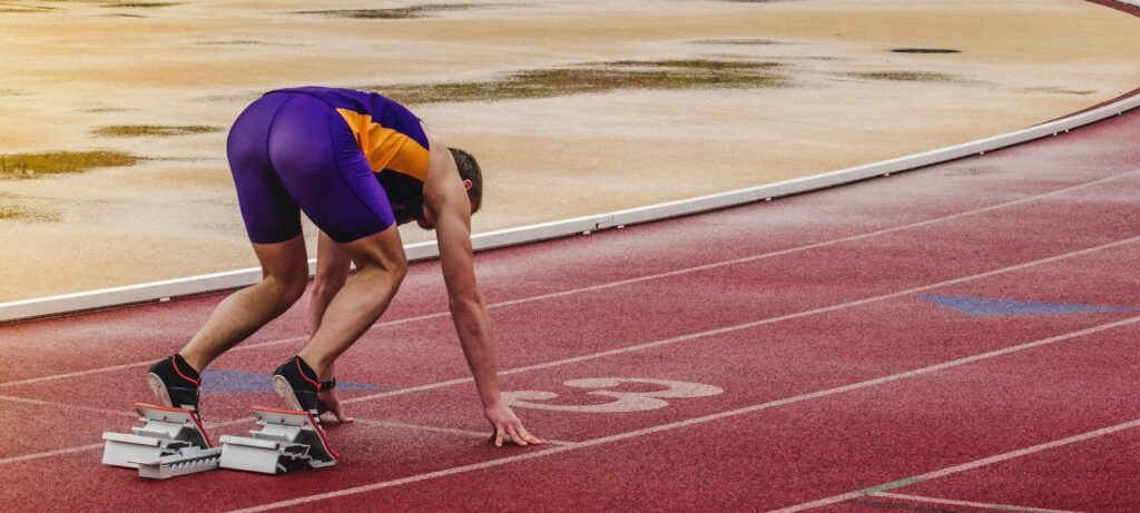 atletismo de entrenamiento de velocidad